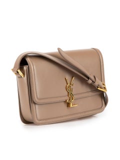 Saint Laurent Beige Medium Solferino Shoulder Bag