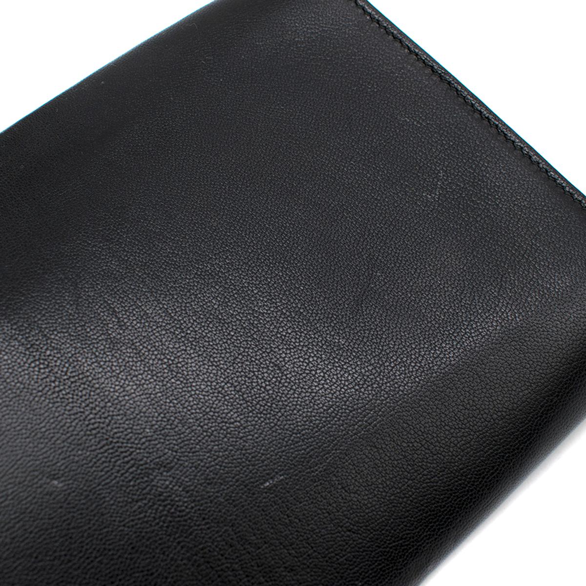 Saint Laurent Belle De Jour Black Leather Clutch Bag 4