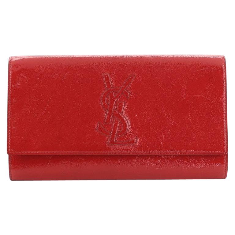 Saint Laurent Belle de Jour Clutch Leather Large