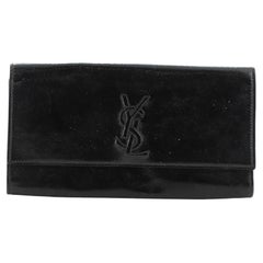 Saint Laurent Belle de Jour Clutch aus Lackleder Klein