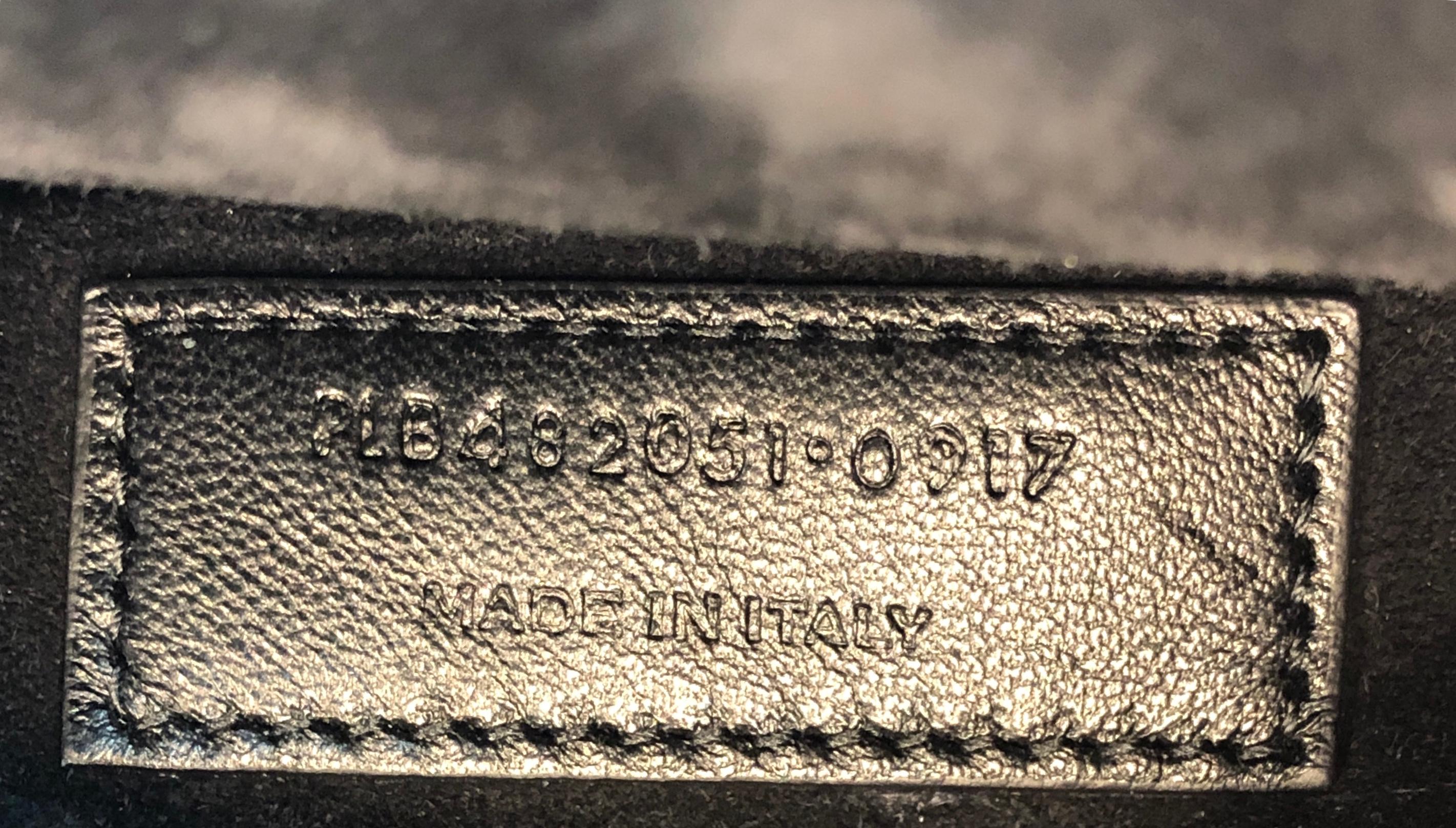 Saint Laurent Bellechasse Satchel Crocodile Embossed Leather Medium 2