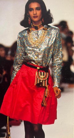 Marsupio Saint Laurent di Yves Saint Laurent, autunno 1991-1992