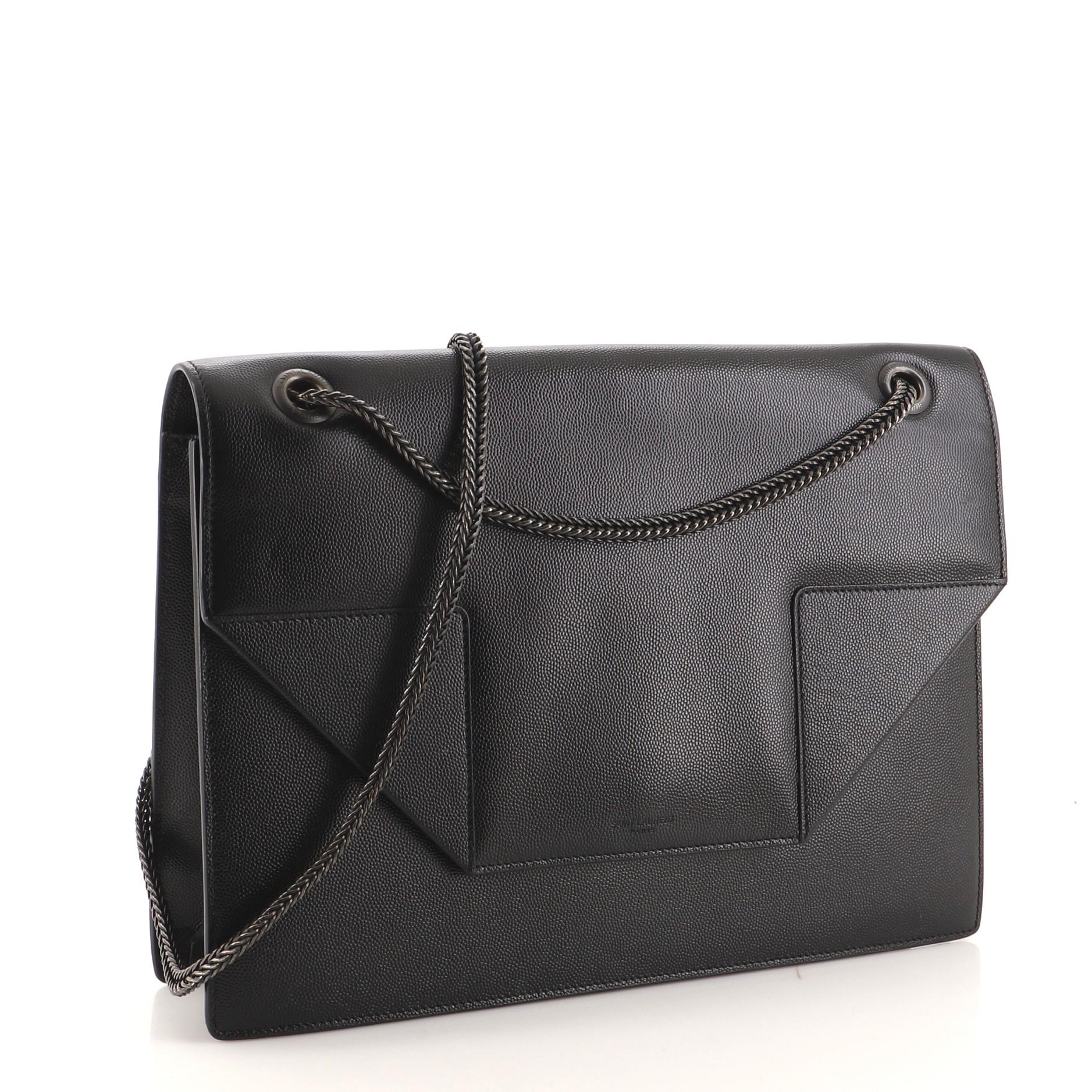 Black Saint Laurent Betty Bag Leather Large