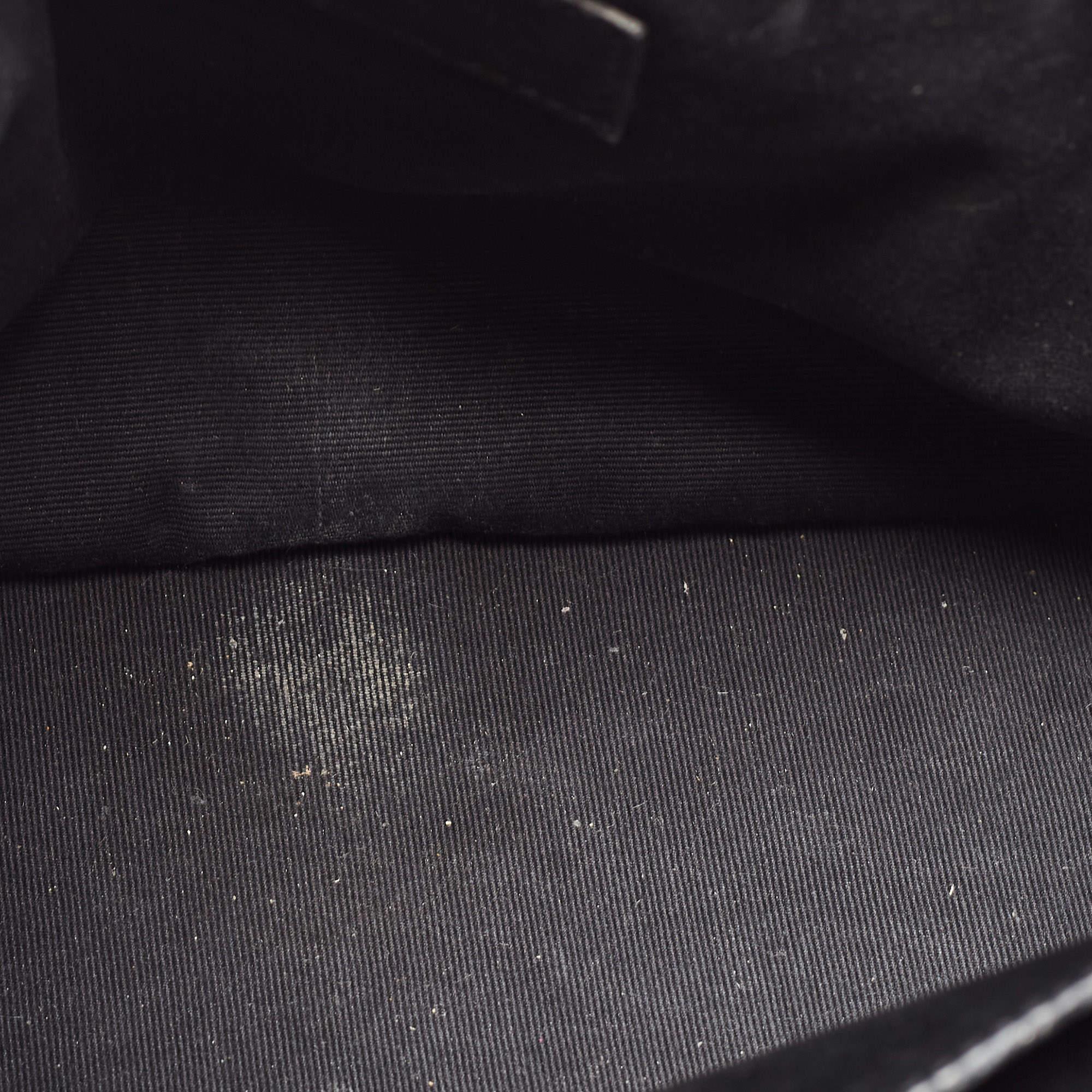 Saint Laurent Black Aged Leather Medium Niki Shoulder Bag 12