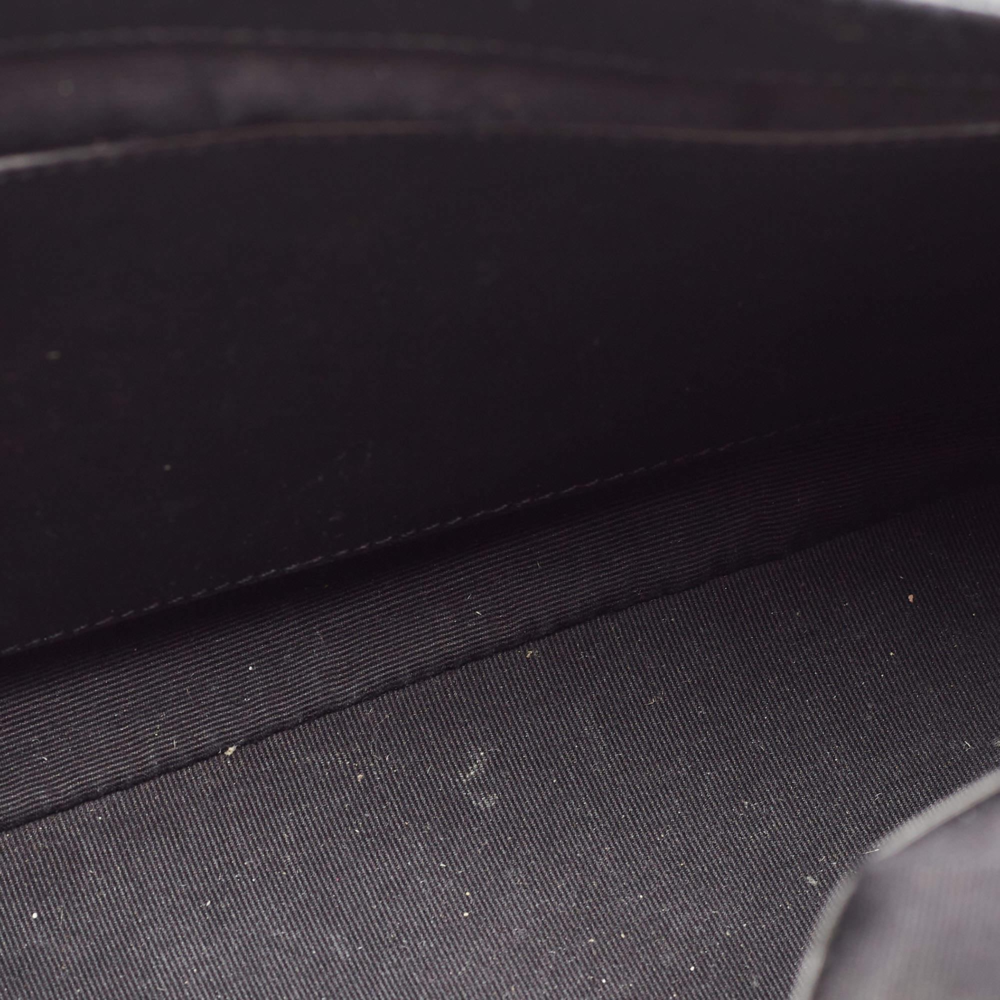 Saint Laurent Black Aged Leather Medium Niki Shoulder Bag 13