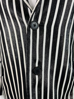 Saint Laurent Black and White Blazer, Size 42