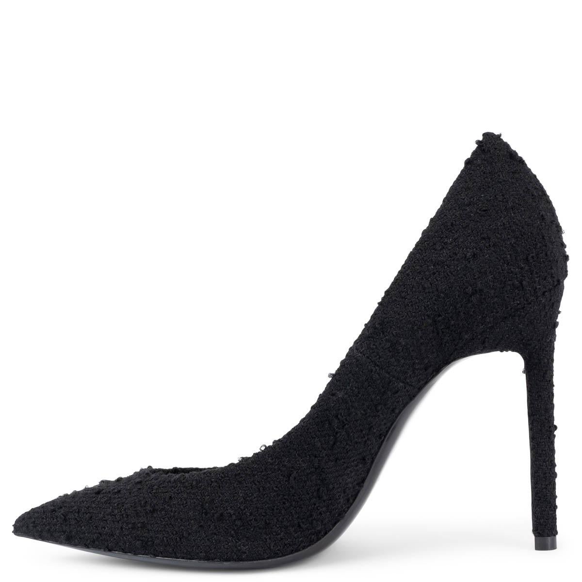 Noir SAINT LAURENT noir BOUCLE ANJA 105 Chaussures 39 en vente