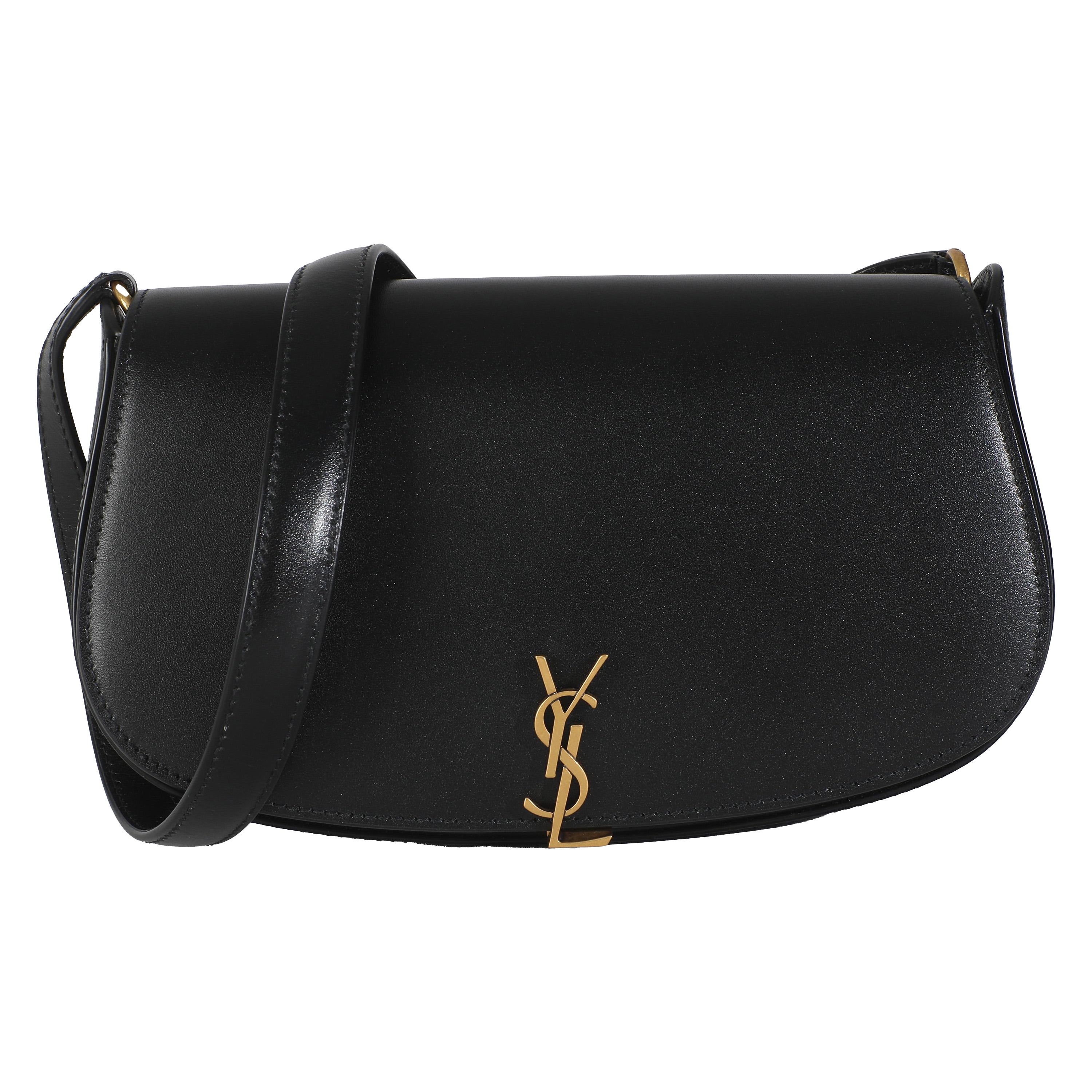 Saint Laurent Scatola nera in pelle di vitello Mini Voltaire in vendita