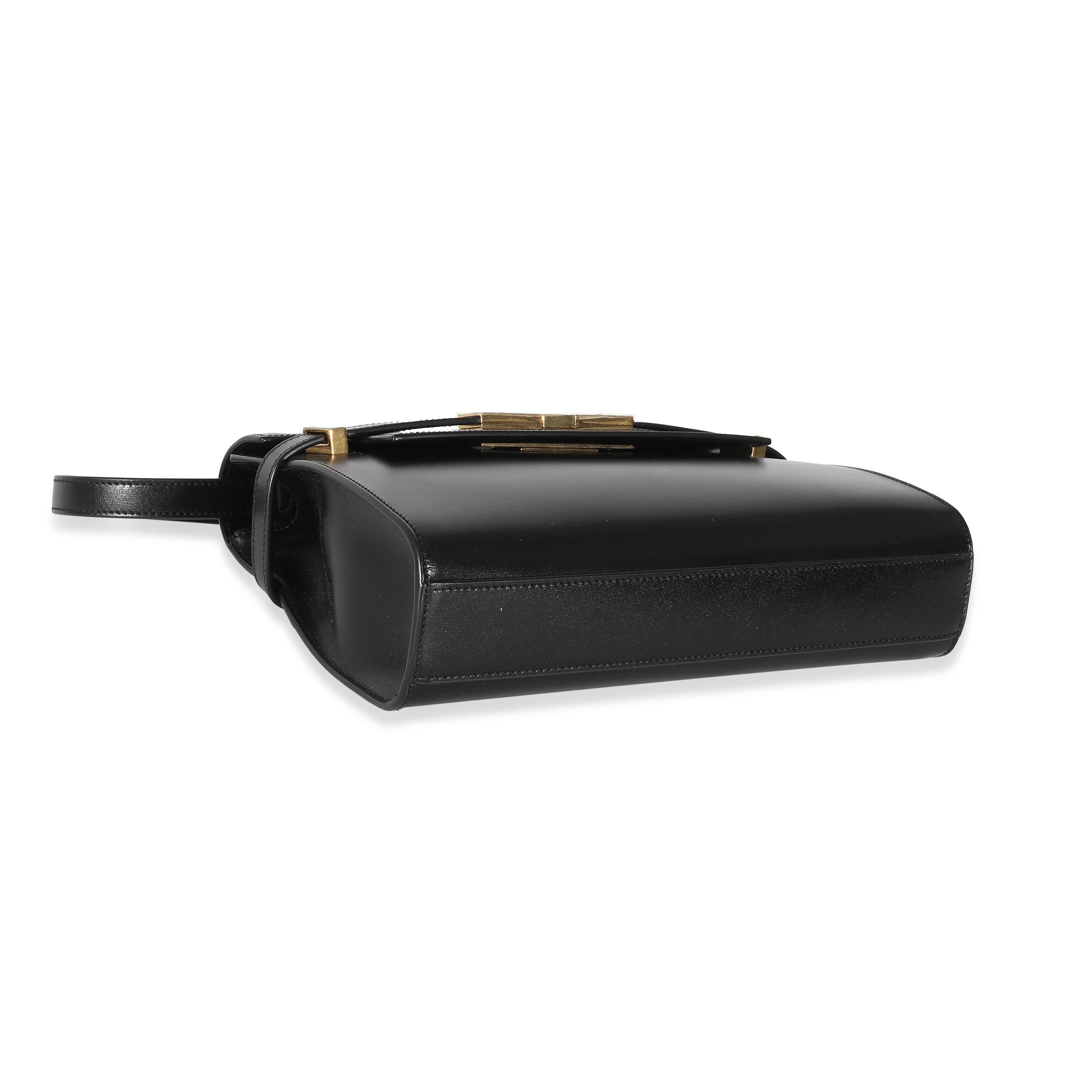 Saint Laurent Black Box Leather Small Manhattan Bag 1