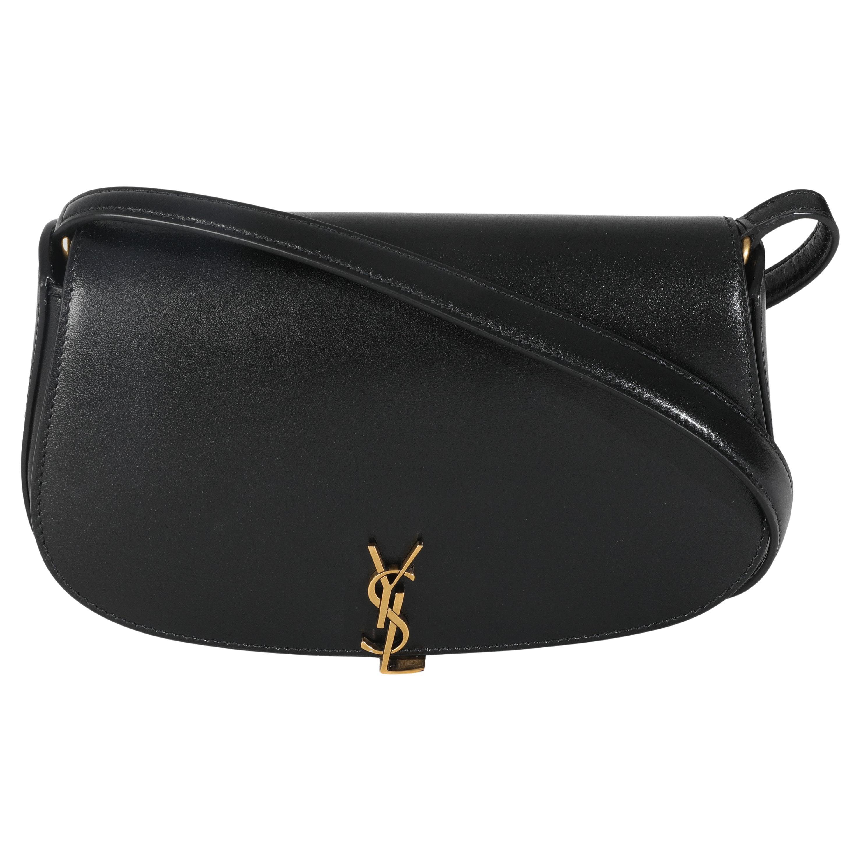 Saint Laurent Black Box Leather Voltaire
