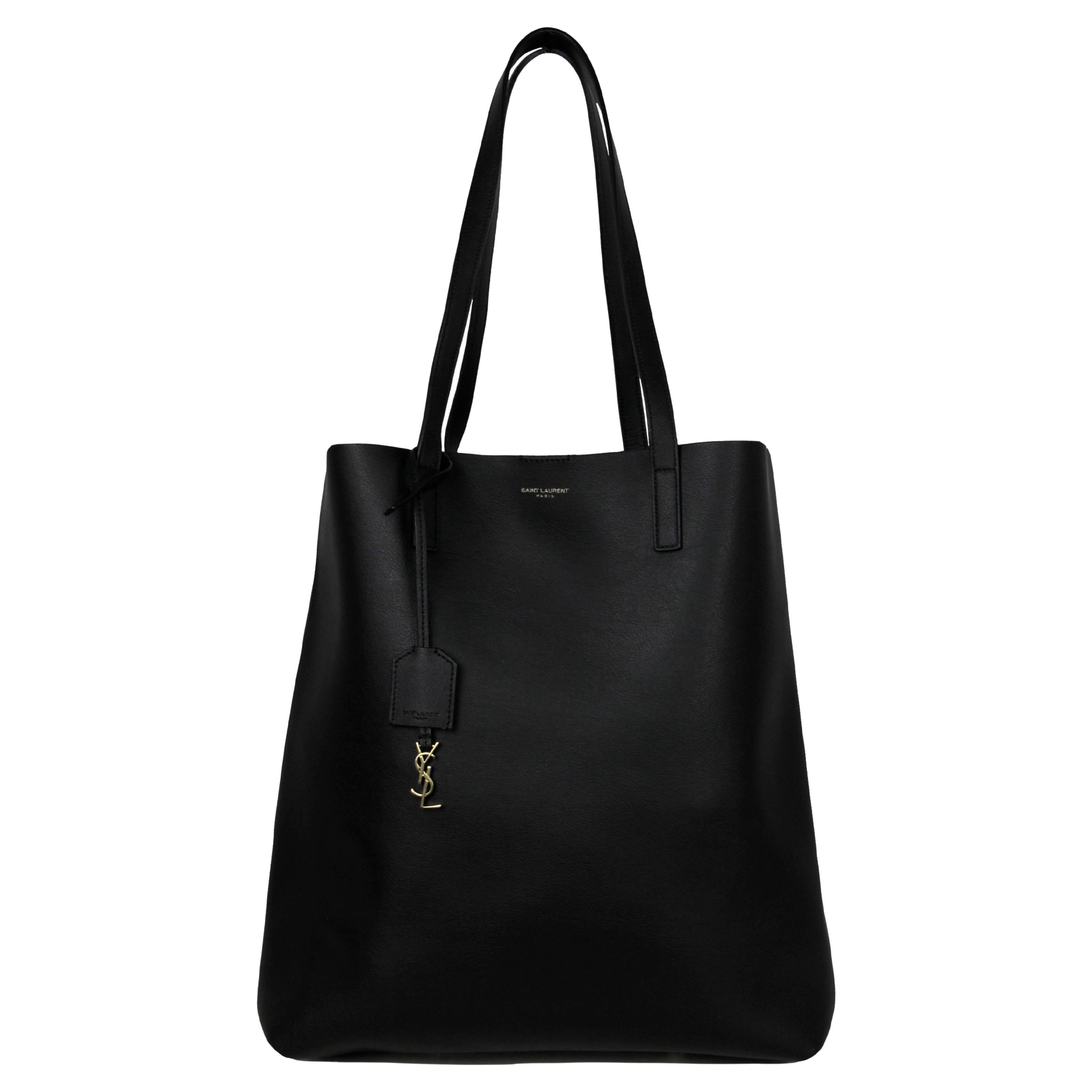 Yves Saint Laurent YSL 2018 Brown Leather Niki Large Shopping Tote Bag