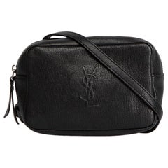 Saint Laurent Black Calfskin Lou Belt Bag