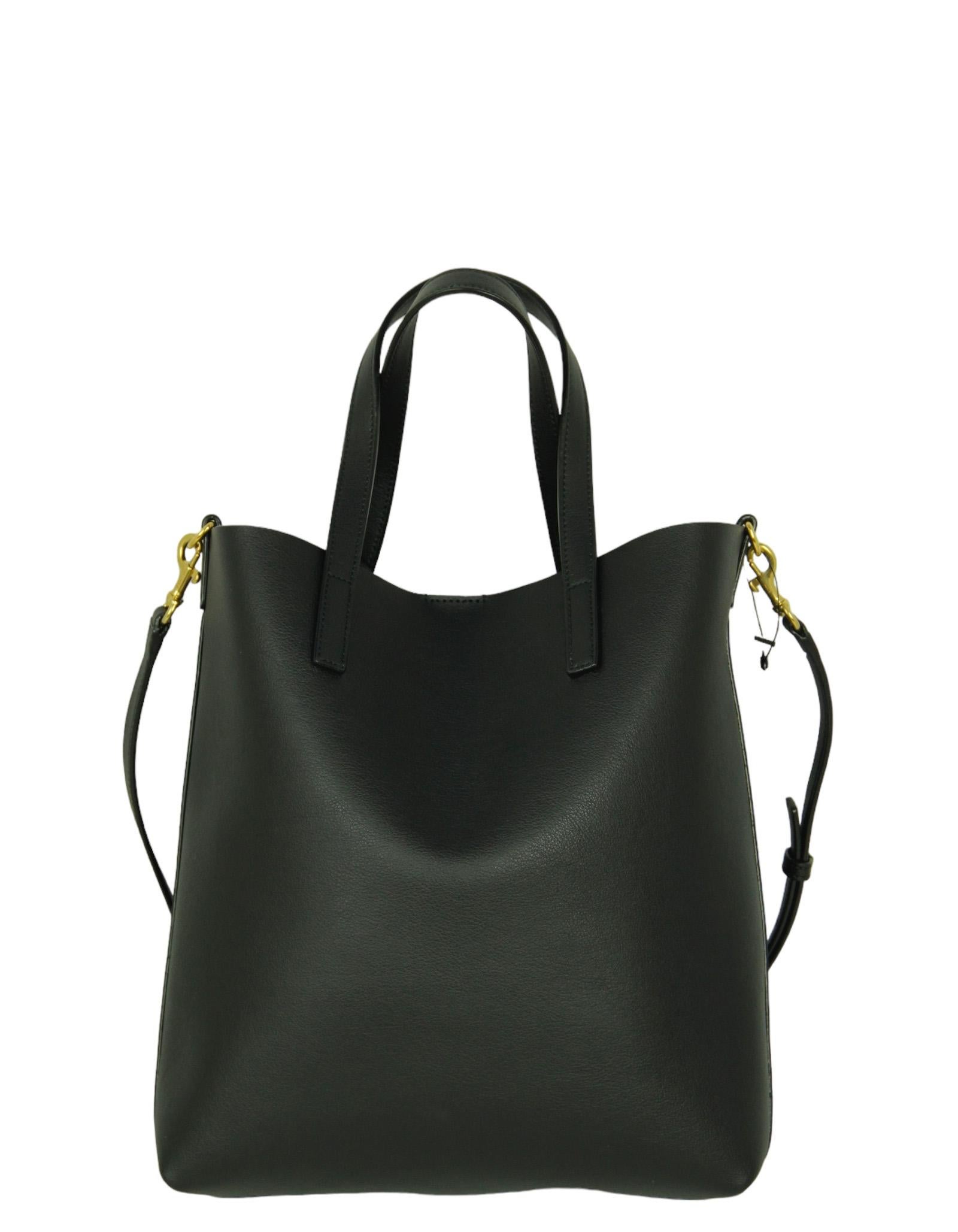 Toy leather tote bag with shoulder strap deals