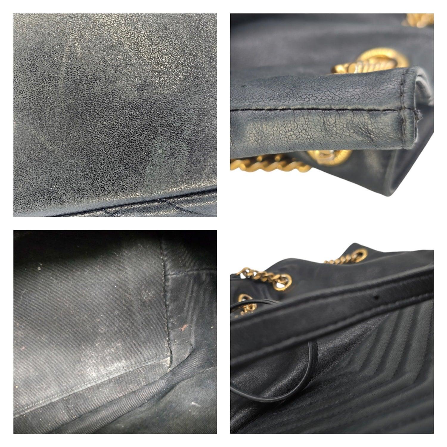Saint Laurent - Sac à dos Joe en cuir d'agneau matelassé à chevrons noirs en vente 5