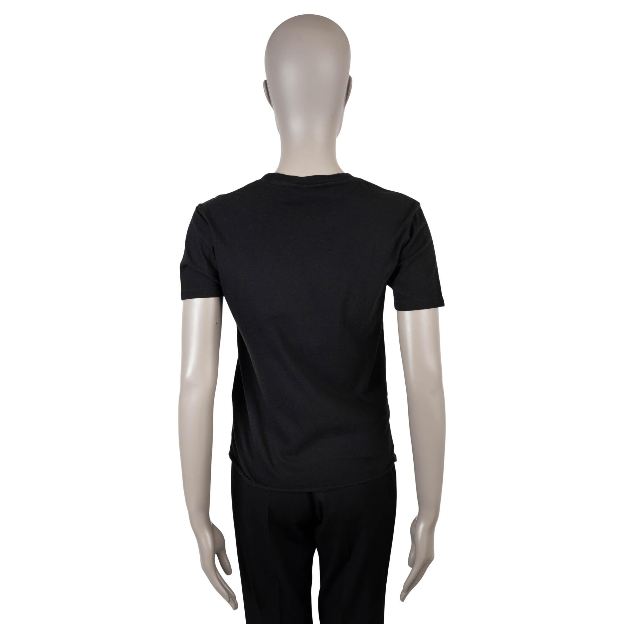 Noir SAINT LAURENT noir coton 2019 CALL ME AFTER MIDNIGHT T-SHIRT Shirt XS en vente