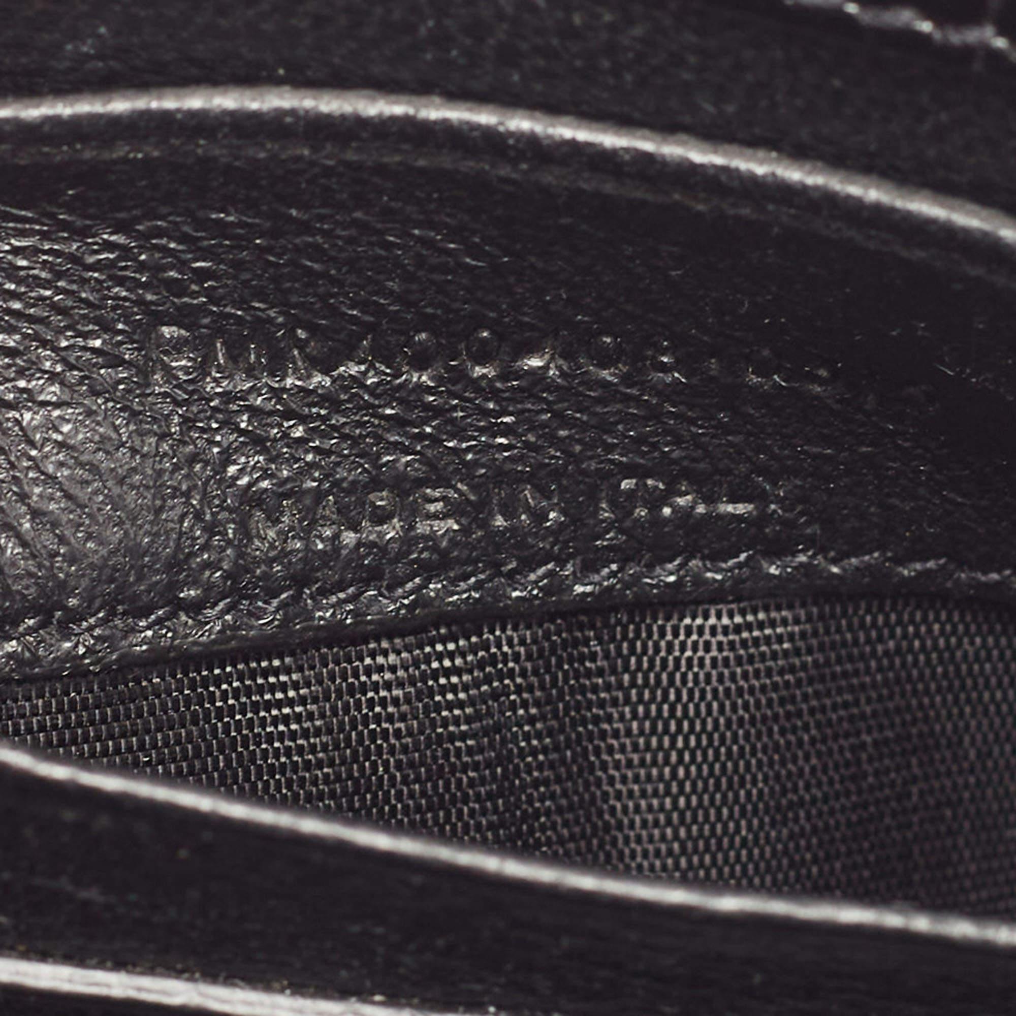 Saint Laurent Black Croc Embossed Leather Toy Classic Sac De Jour Tote 9