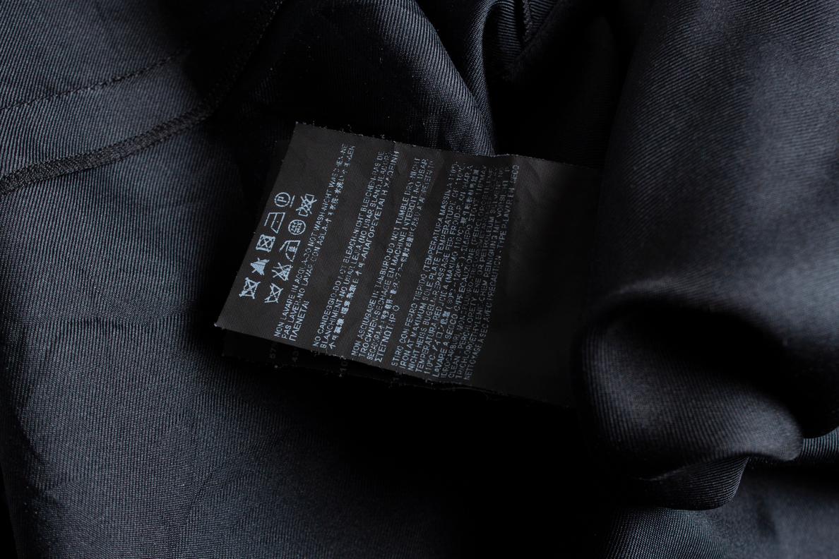Saint Laurent, black dress with puff sleeves For Sale 3