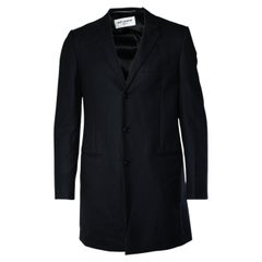 Saint Laurent, black fishbone blazer jacket 2018