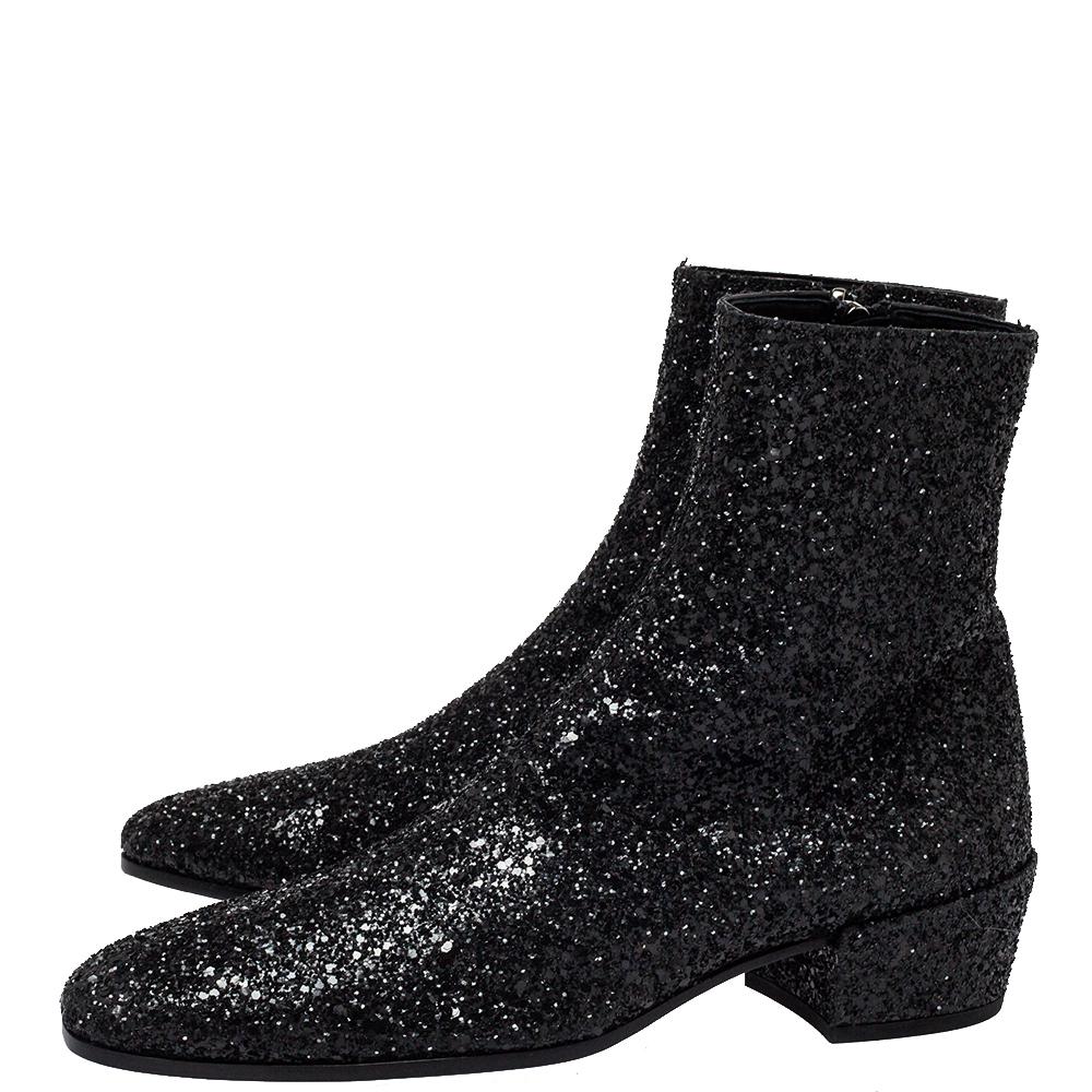 ysl glitter boot