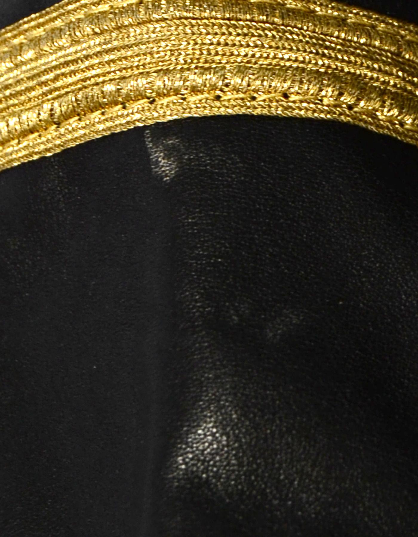 black and gold jacket