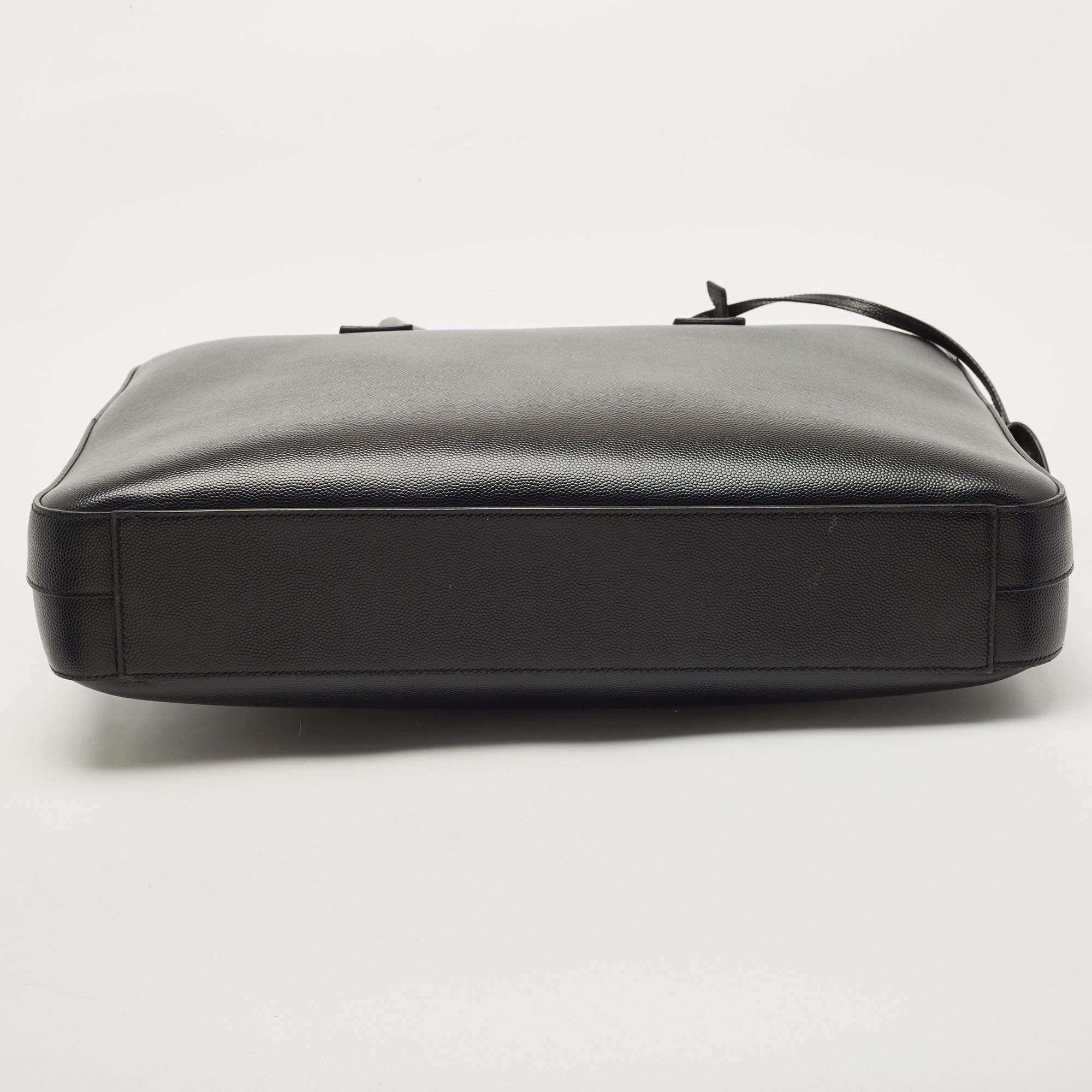 Saint Laurent classic small Museum briefcase - Black