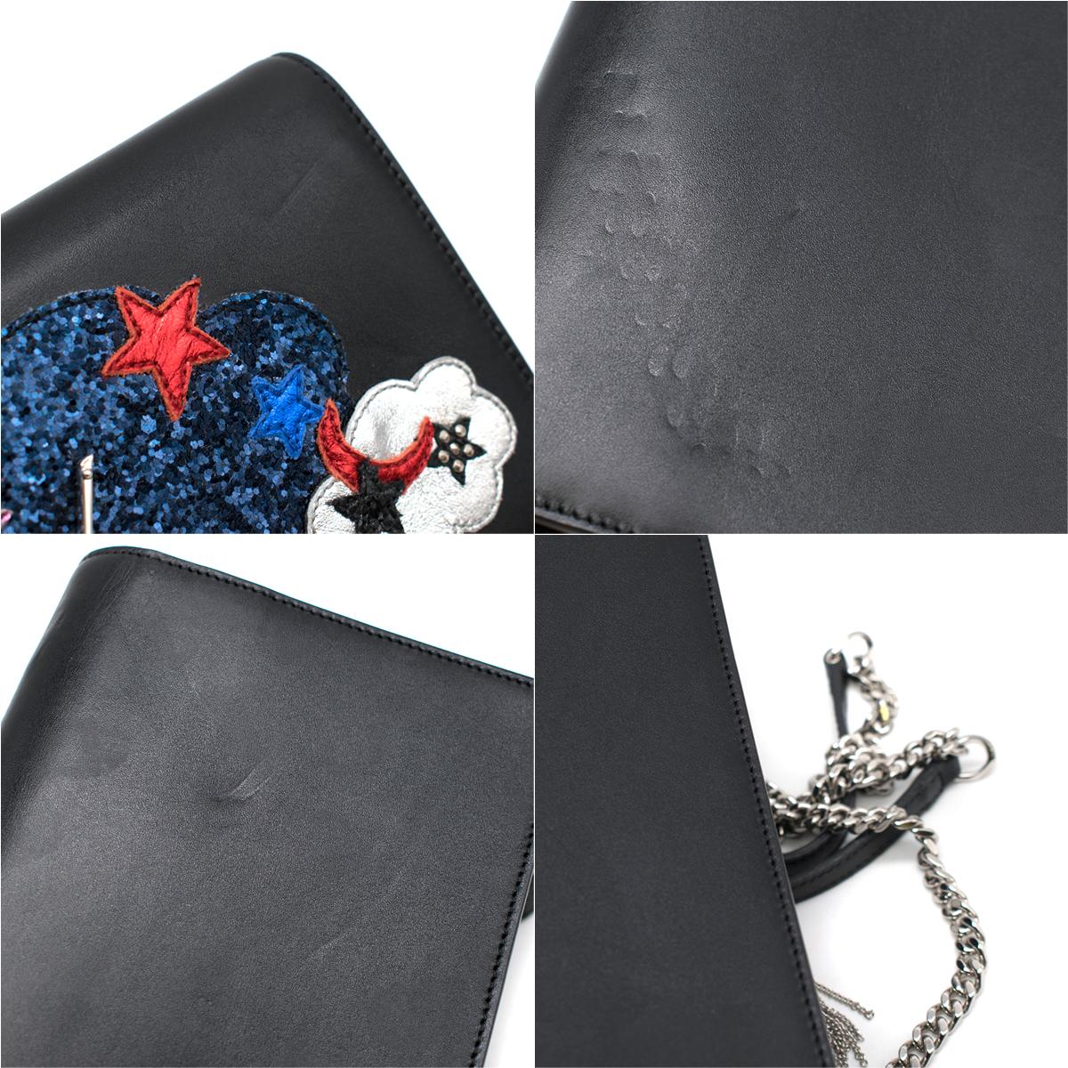 Saint Laurent Black Kate Love Tassel Monogram Bag 2