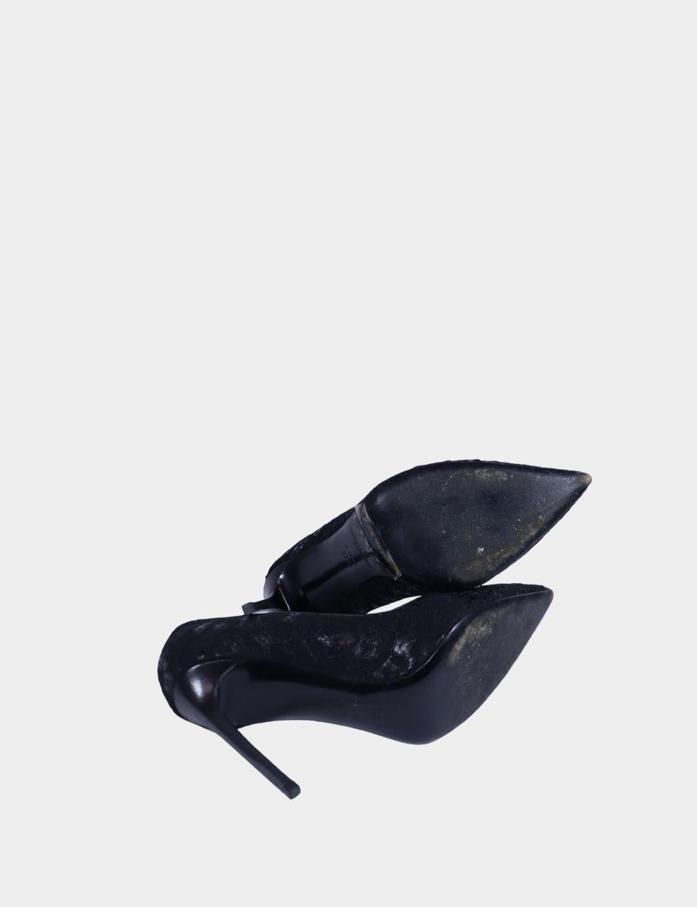 De las mujeres Saint Laurent Bombas de encaje negras talla EU 37.5 en venta