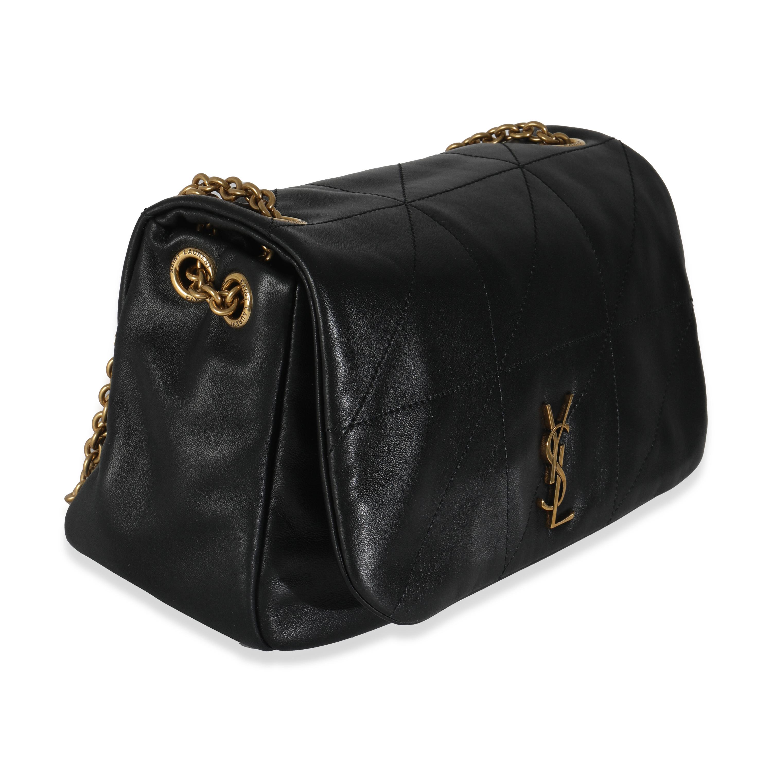 Listing Title: Saint Laurent Black Lambskin Matelasse Monogram Small Jamie 4.3
SKU: 144712
MSRP: 3000.00 USD
Condition: Pre-owned 
Handbag Condition: Pristine
Condition Comments: Item has no indication of wear.  Final sale.
Brand: Saint