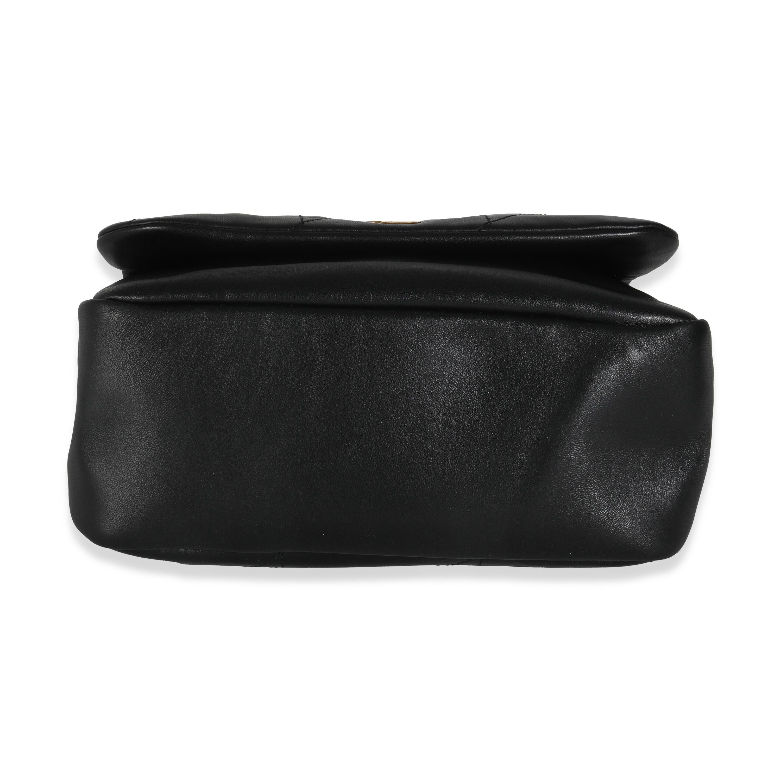 Saint Laurent Black Lambskin Matelasse Monogram Small Jamie 4.3 For Sale 1
