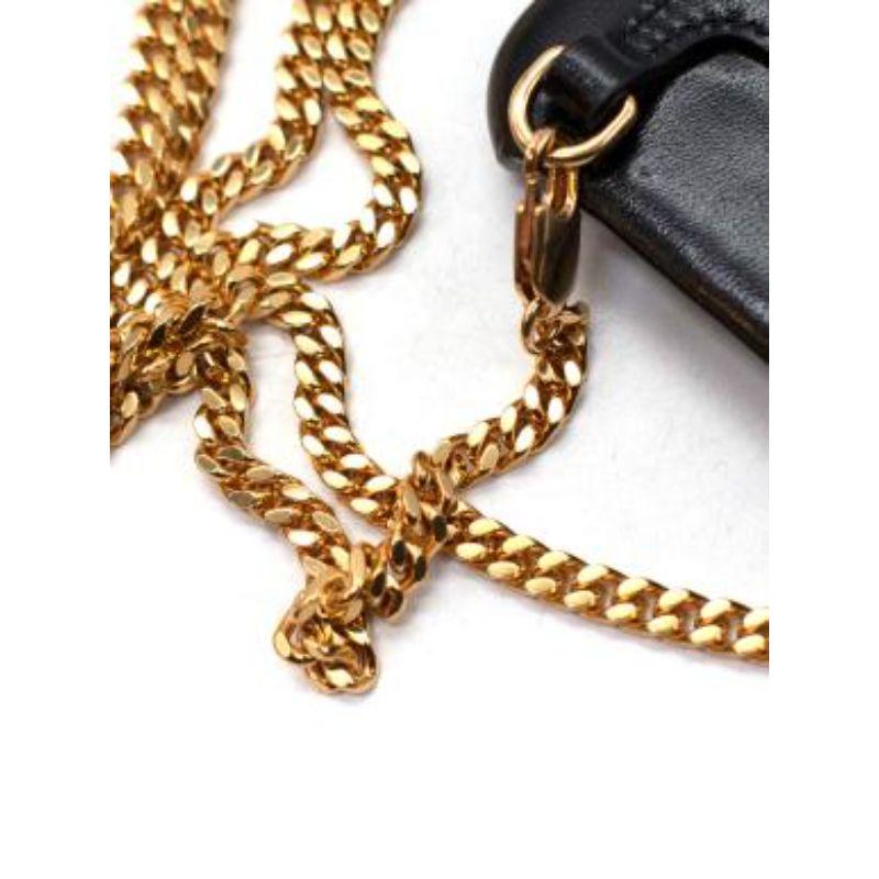 Saint Laurent Black Leather 11 Pro iPhone Crossbody case For Sale 2