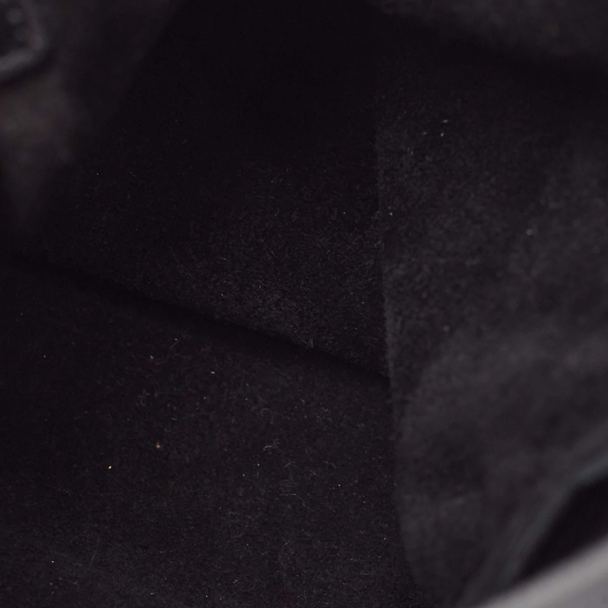 Saint Laurent Black Leather Anita Fringed Shoulder Bag 7