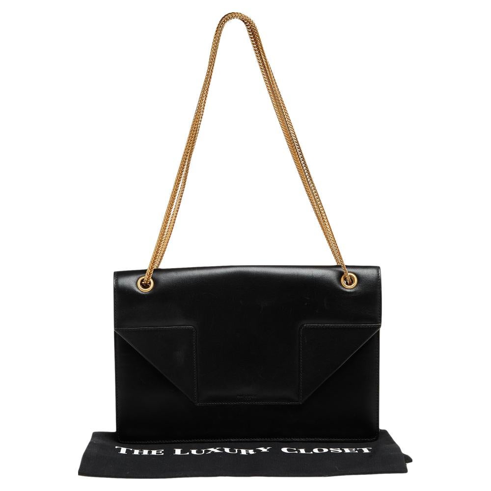 Saint Laurent Black Leather Betty Shoulder Bag 6