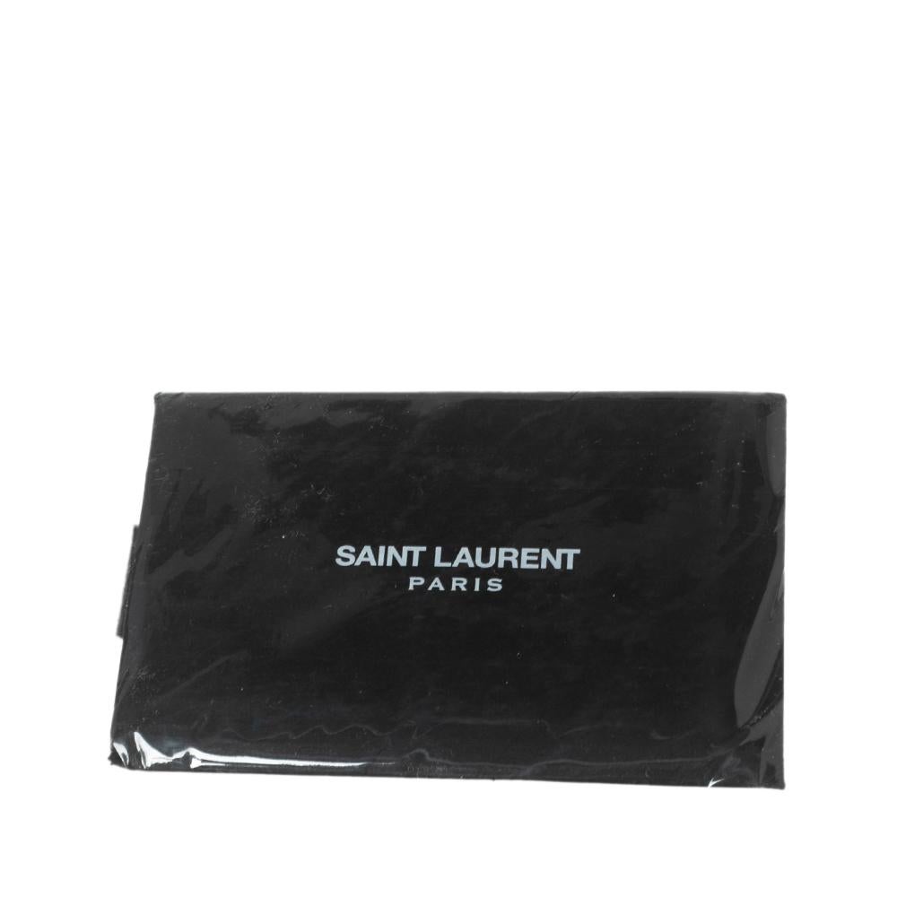Saint Laurent Black Leather E/W Shopping Tote 4