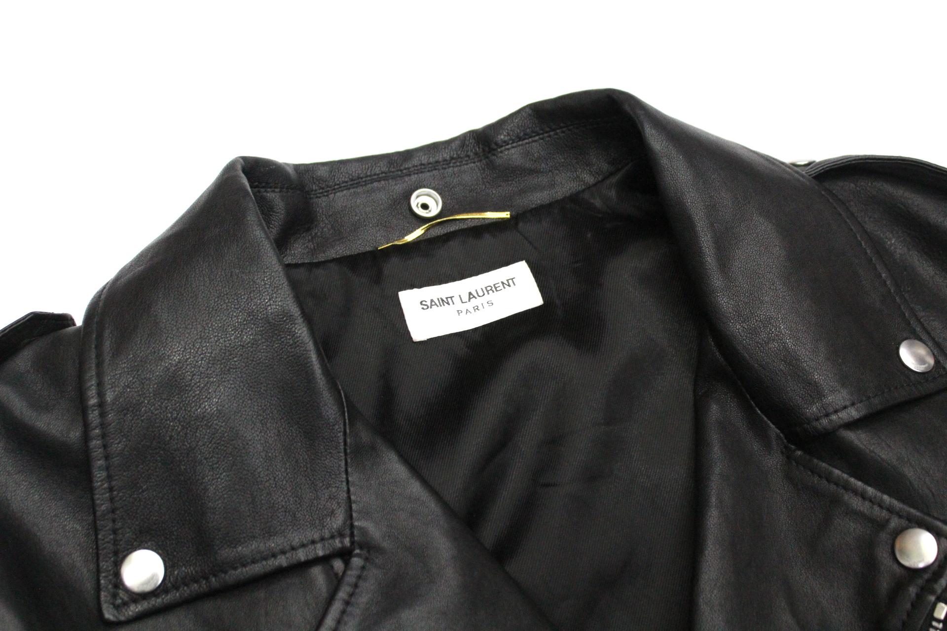 Saint Laurent Black Leather Jacket 1