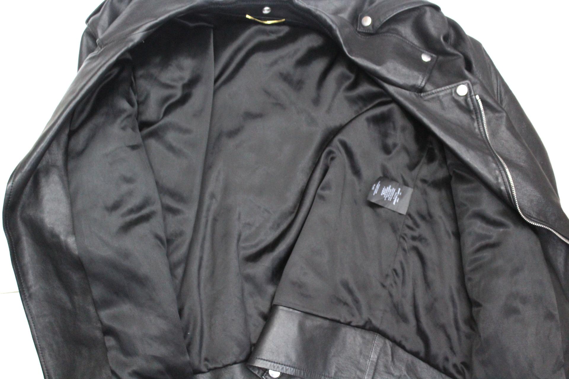Saint Laurent Black Leather Jacket 2