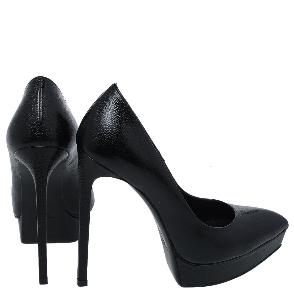pointy platform heels