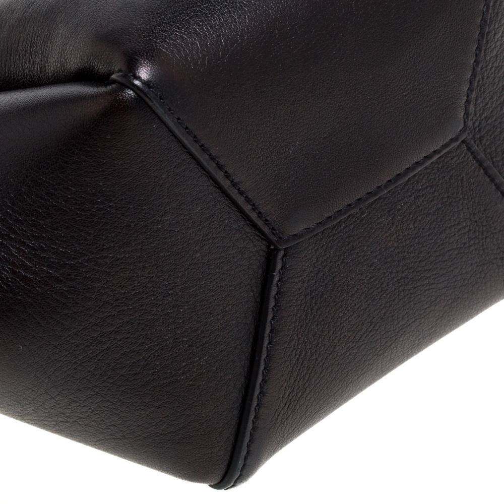 Saint Laurent Black Leather Jen Bucket Crossbody Bag 8
