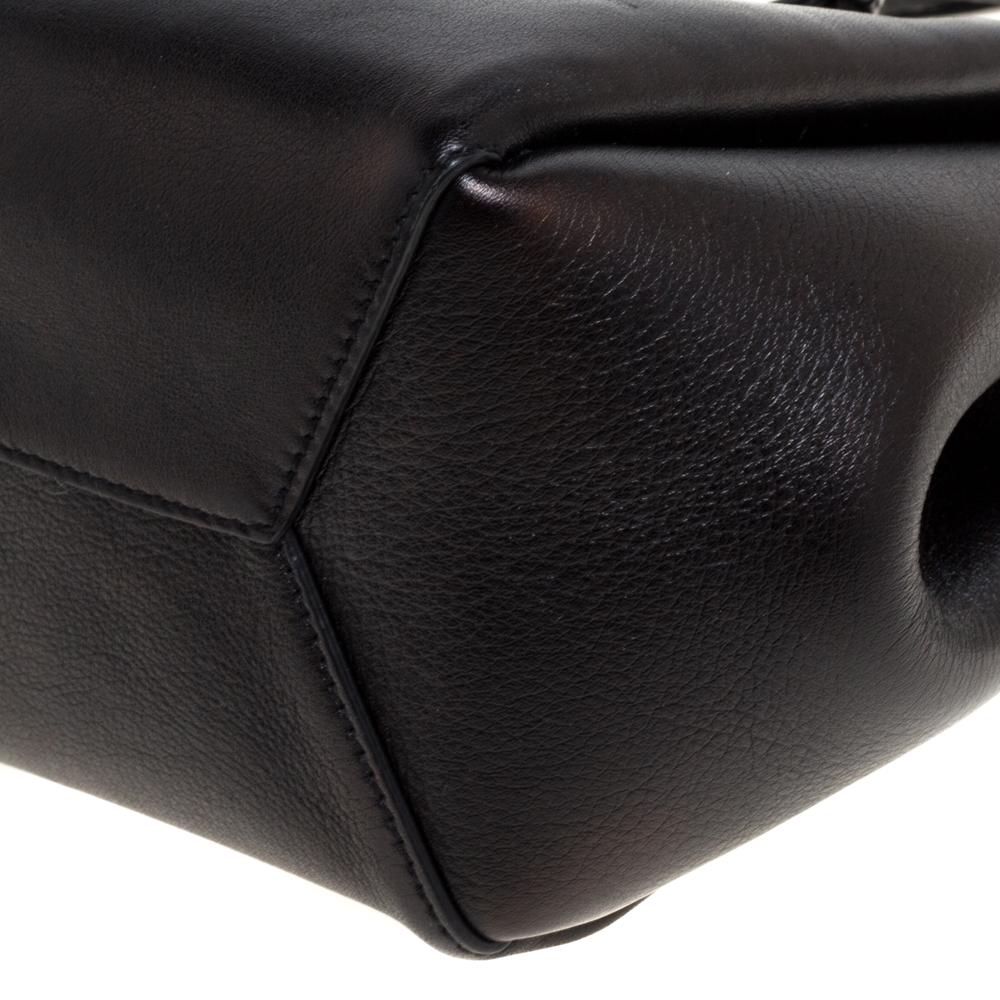 Saint Laurent Black Leather Jen Bucket Crossbody Bag 2