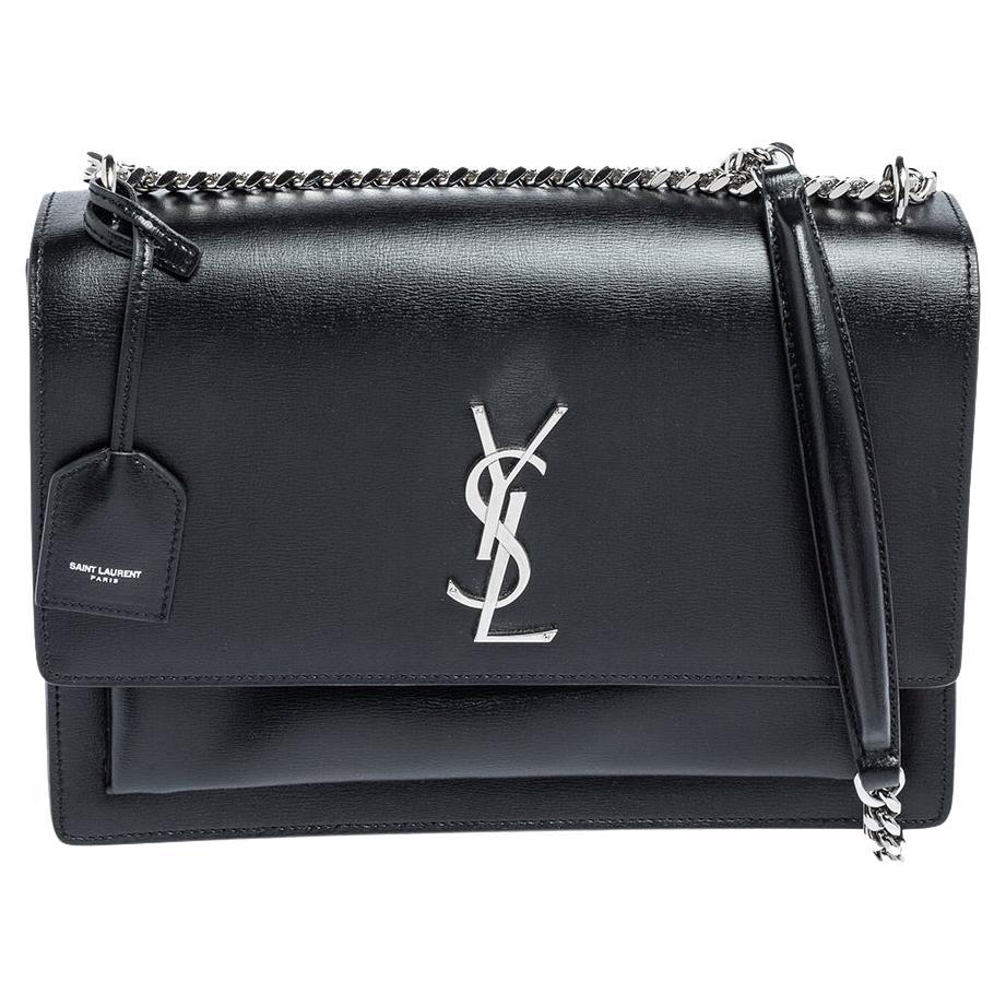 Saint Laurent Classic Monogram Slouchy Envelope Satchel Quilted Leather ...