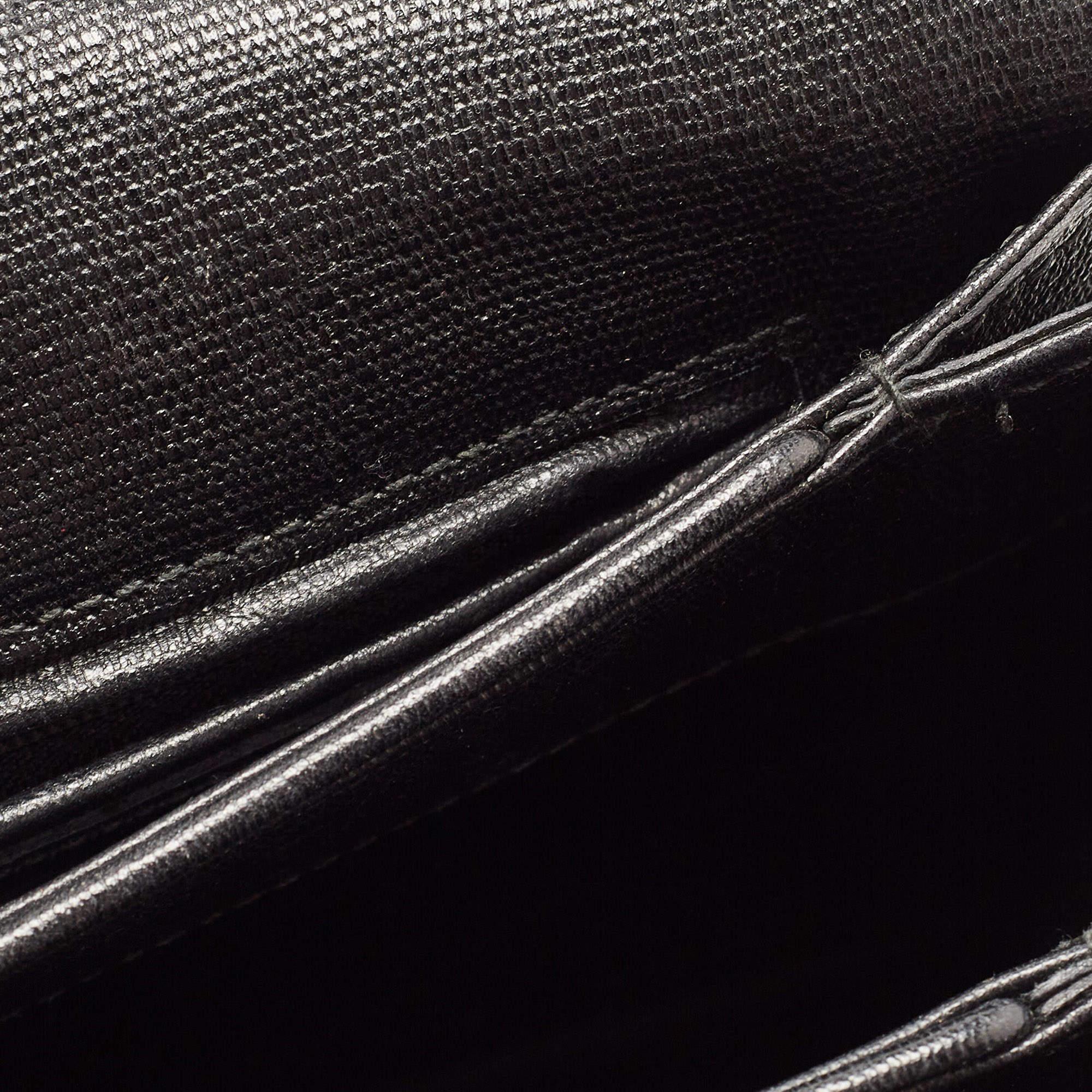 Saint Laurent Black Leather Ligne Y Crossbody Bag 6