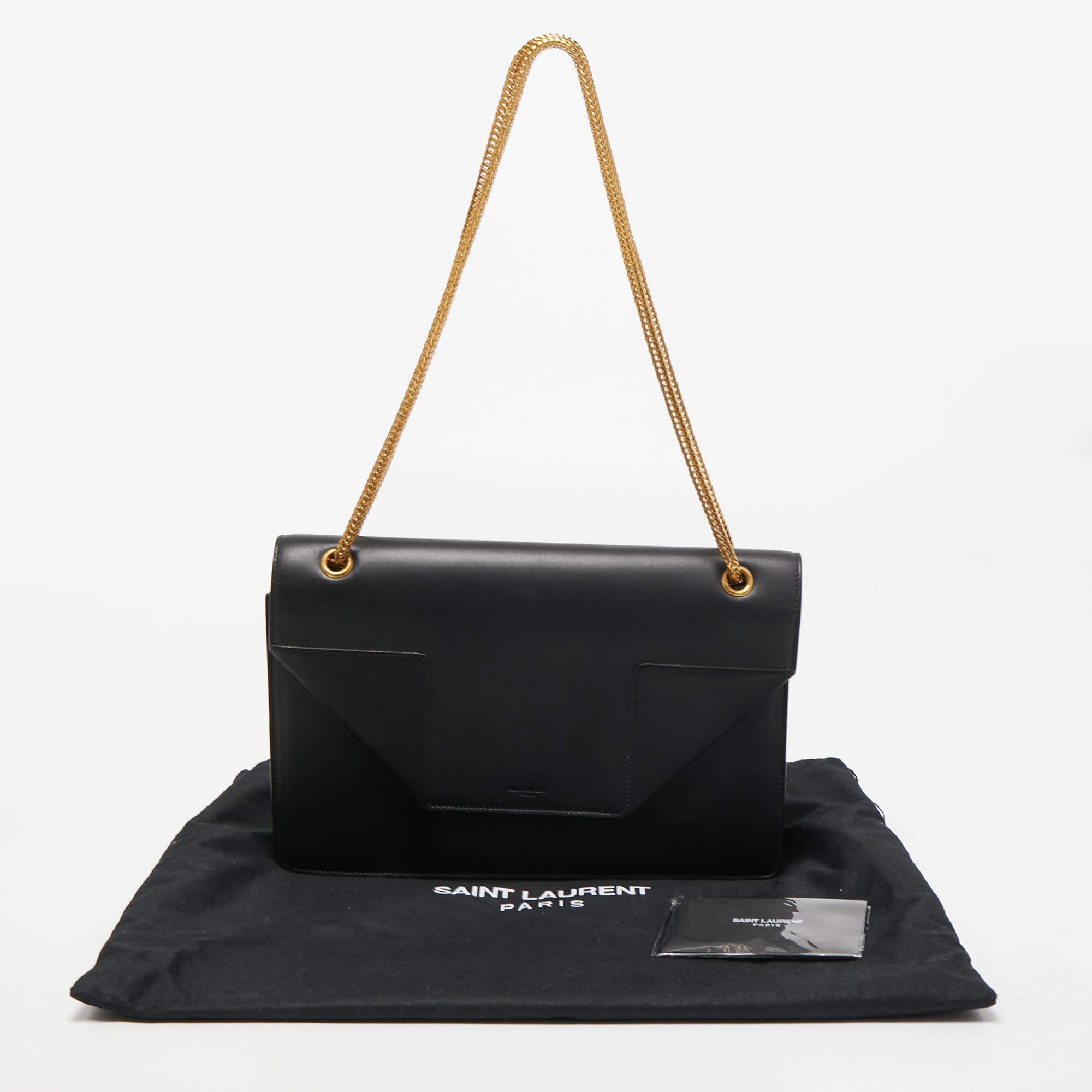 Saint Laurent Black Leather Medium Betty Shoulder Bag 8