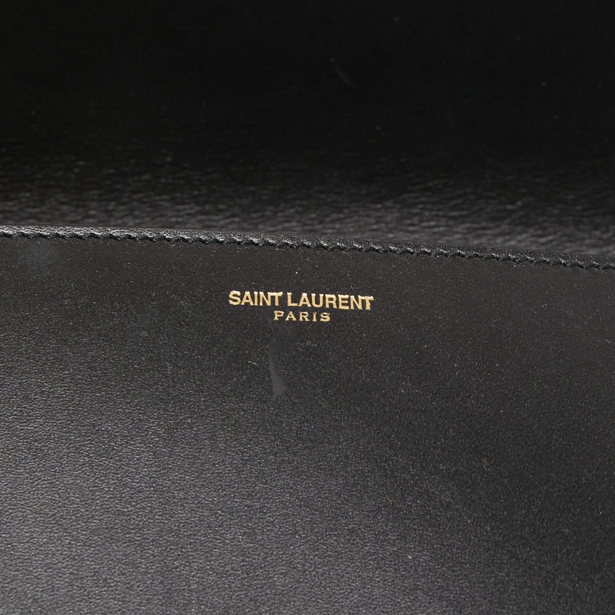 Saint Laurent Black Leather Medium Betty Shoulder Bag 2