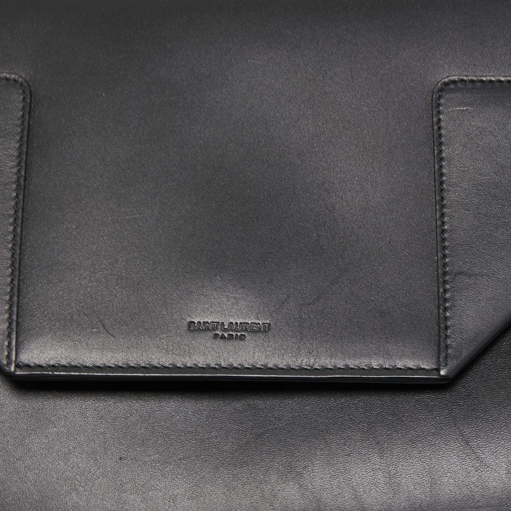 Saint Laurent Black Leather Medium Betty Shoulder Bag 5