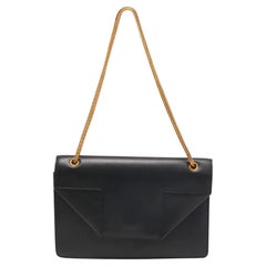 Saint Laurent Black Leather Medium Betty Shoulder Bag