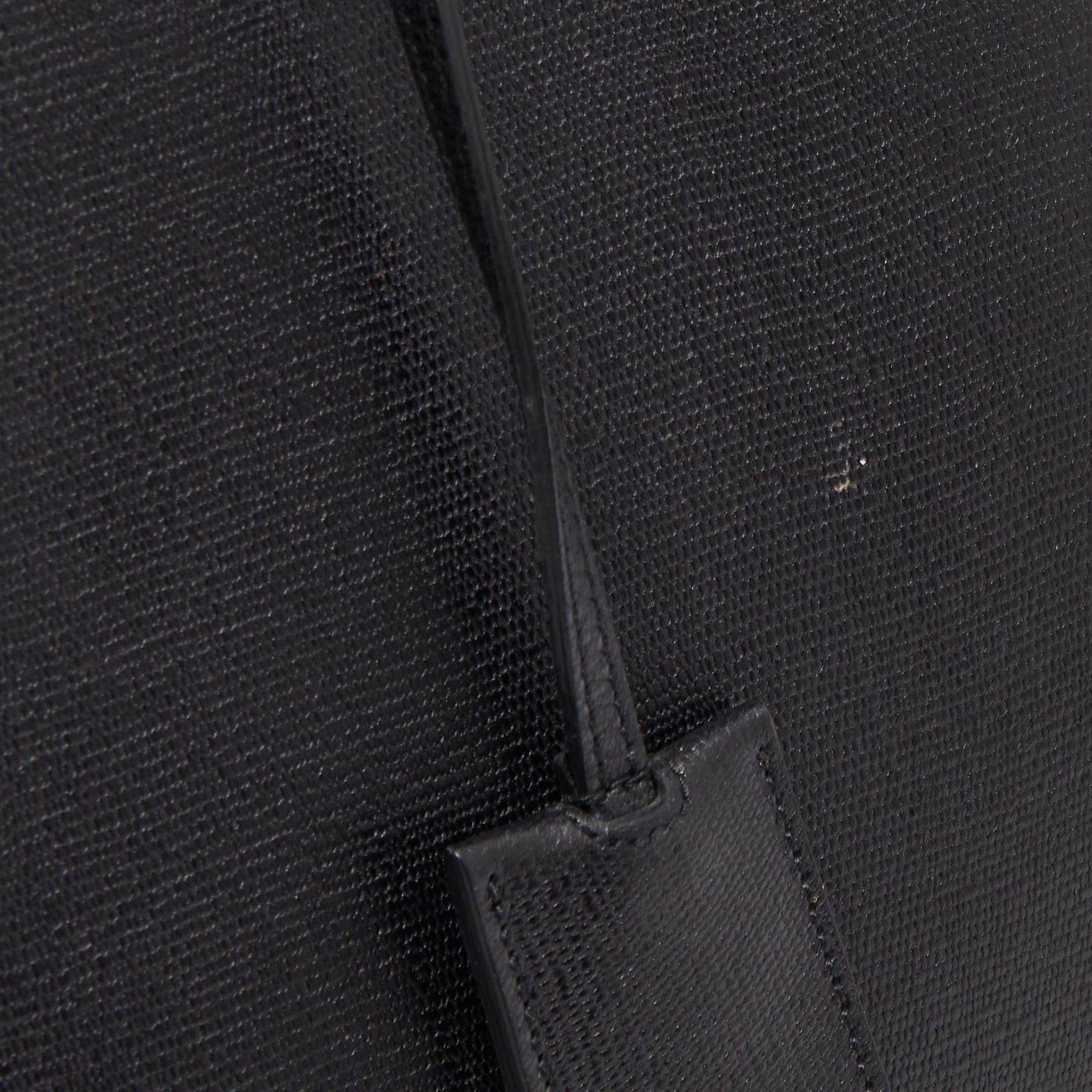 Saint Laurent Black Leather Medium Cabas Chyc Tote 8