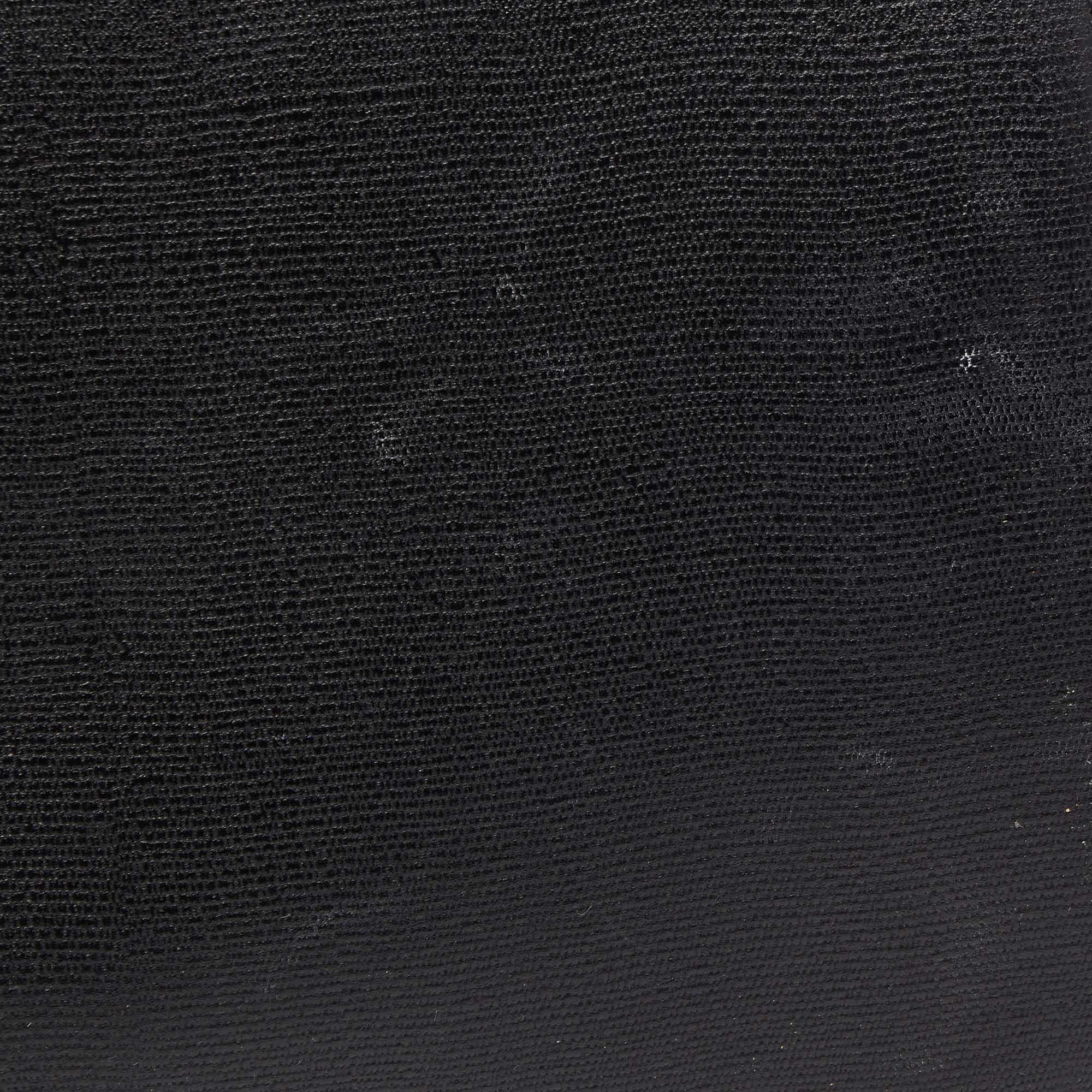 Saint Laurent Black Leather Medium Cabas Chyc Tote 9