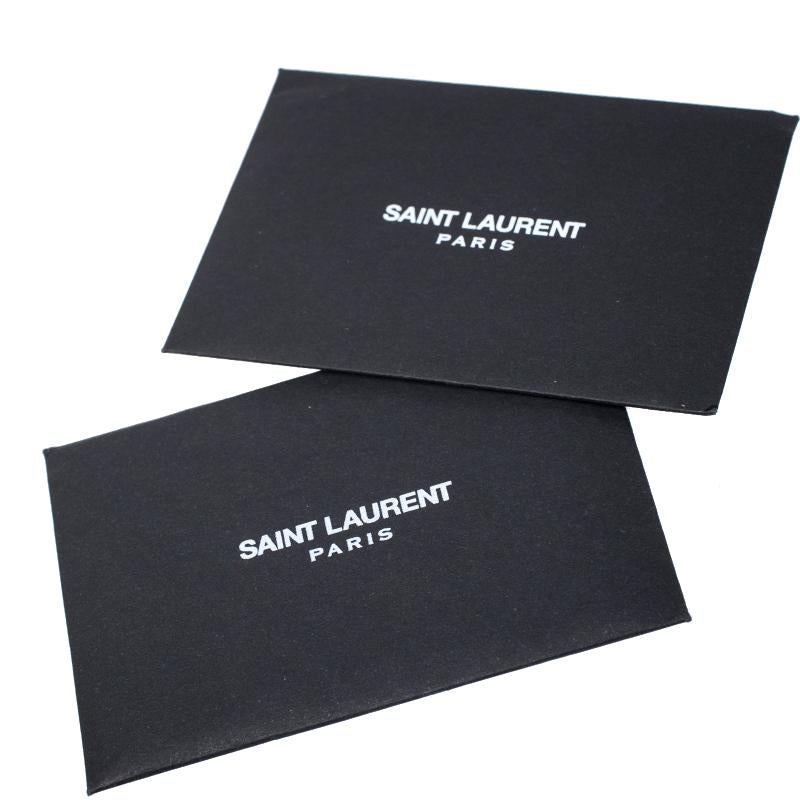 Saint Laurent Black Leather Medium Cabas Chyc Tote 3
