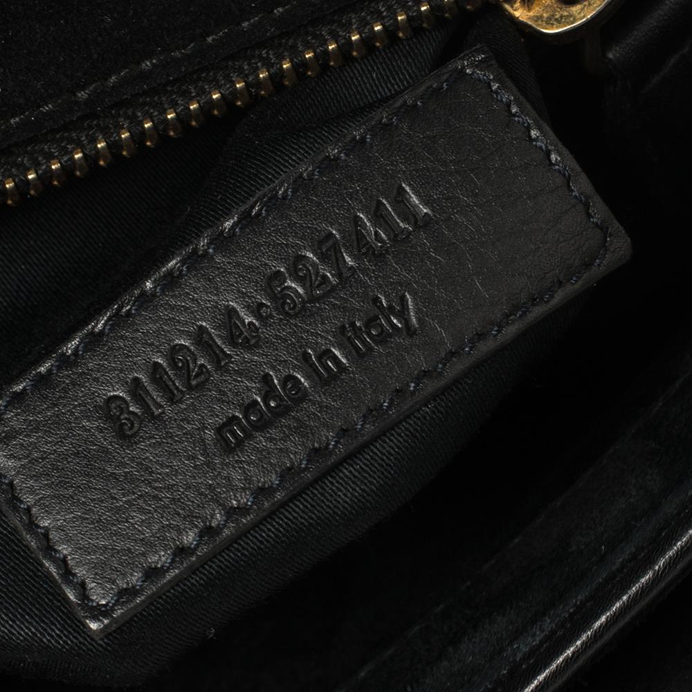 Saint Laurent Black Leather Medium Chyc Flap Bag 7
