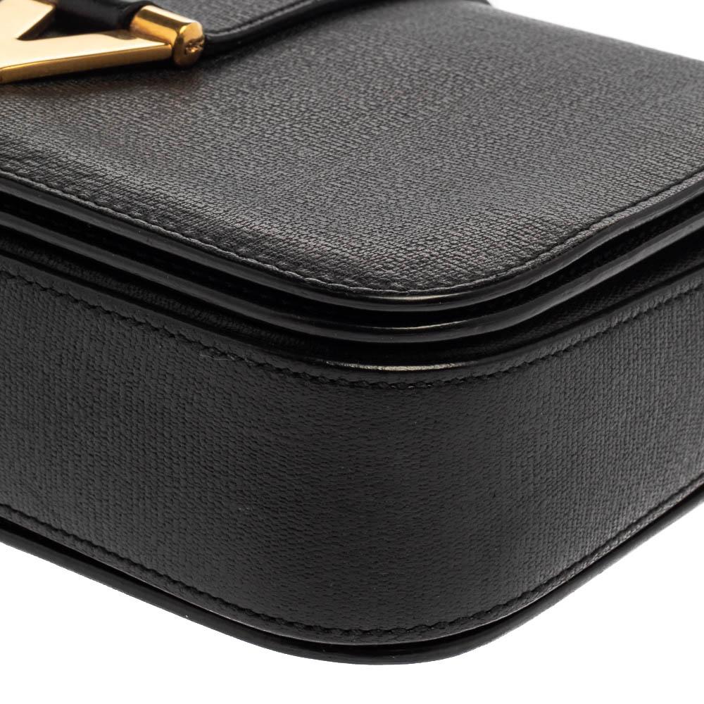 Saint Laurent Black Leather Medium Chyc Flap Bag 5