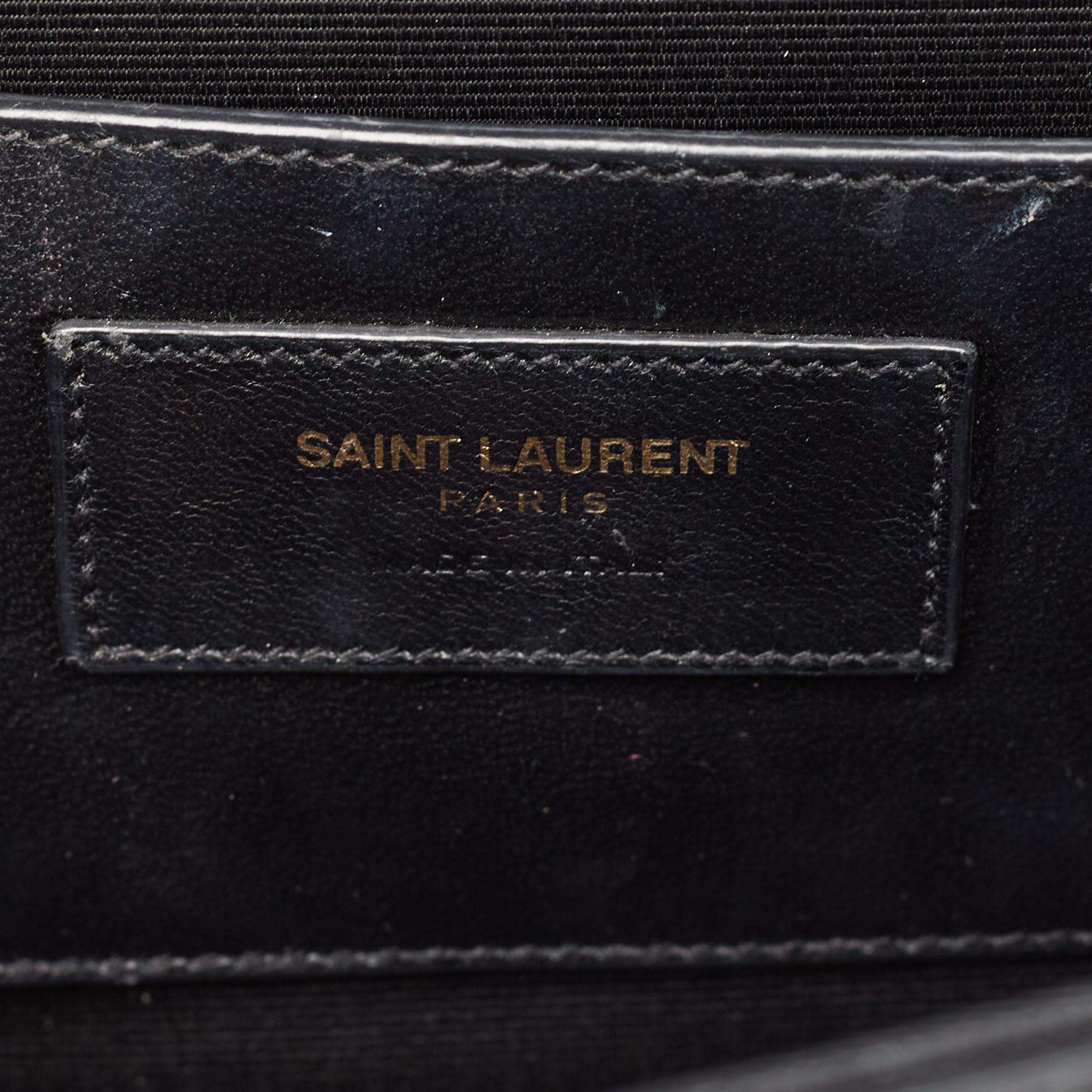 Saint Laurent Black Leather Medium Kate Shoulder Bag 9